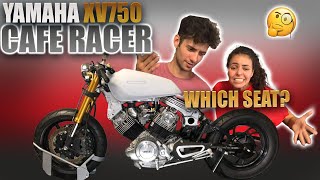 YAMAHA VIRAGO XV750 #CAFERACER TIME LAPSE SEAT BRACKET FABRICATION EP. 6