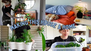 setting up my planty home, balcony garden, &amp; new plant bookshelf 🌿 *episode 1*