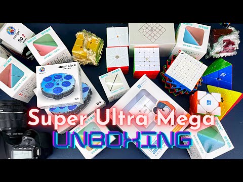 Video Unboxing a bunch of new Rubik's cubes Dayan 5m, Diansheng 9m | Lao Ba Dao Official - youtube