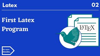 first latex program |simple latex example tutorial|how to start with latex