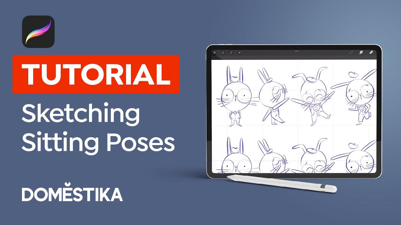 How to Sketch Sitting Poses - Children's Illustrations Tutorial by Gozde Eyce | Domestika English