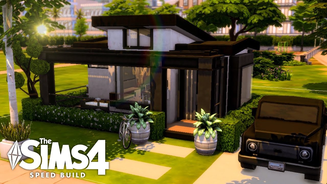 TINY HOUSE BUILD CHALLENGE | NO CC | The Sims 4 Speed Build - YouTube