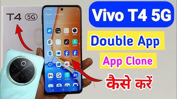 Vivo t4 5g app clone setting / Vivo t4 5g me app double kaise kare / dual app in vivo t4
