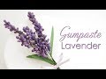 How to make Gumpaste Lavender Flowers - Tutorial