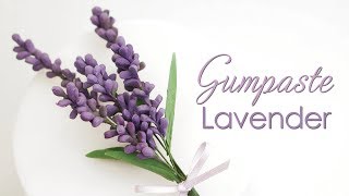 How to make Gumpaste Lavender Flowers - Tutorial