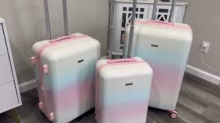 Merax Luggage 3 Piece Sets, PC Hard Shell Luggage Set Review