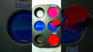 Guess the Color | Blue + red + Pink #colormixing #amazing