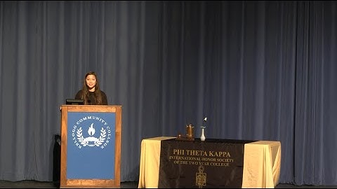 Phi Theta Kappa Induction Ceremony (Fall 2020)