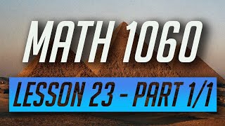 Lesson 23 - The Unit Vector and Vector Applications - Part 1/1
