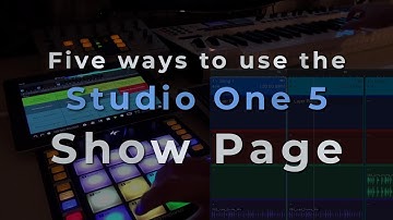 Five Ways To Use The Studio One Show Page