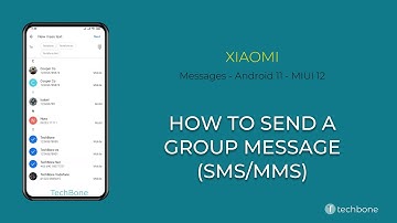 How to Send a Group message (SMS/MMS) - Xiaomi [Android 11 - MIUI 12]