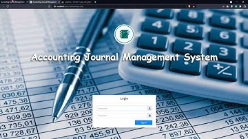Accounting Journal Management System with Trial Balance