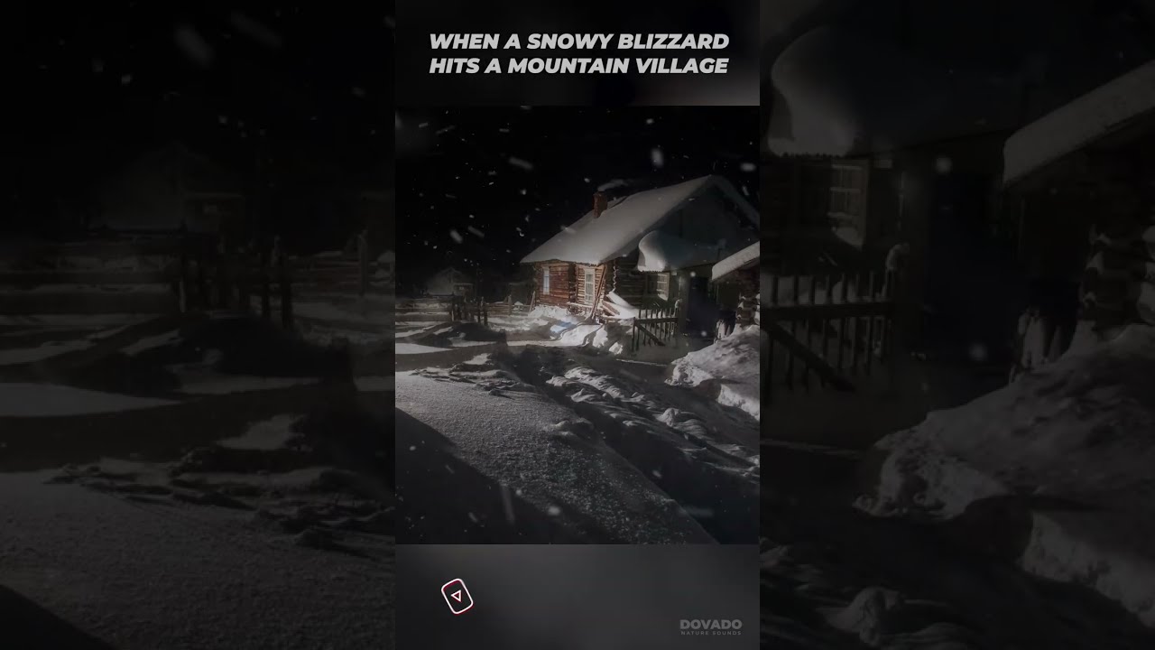 Obejrzyj When a Snowy Blizzard Hits a Mountain Village #shorts w YouTube Obejrzyj When a Snowy Blizzard Hits a Mountain Village #shorts w YouTube