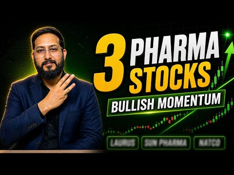 3 Pharma Stocks Showing Strength in Weak Market? | Breakout & Key Chart Levels