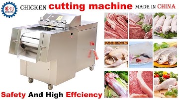 Fish Cutter Rib And Chicken Nugget Cutting Machine