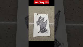 Art Diary #51🎨✨Art is life Sketch every day, Keep creating #CreativeJourney