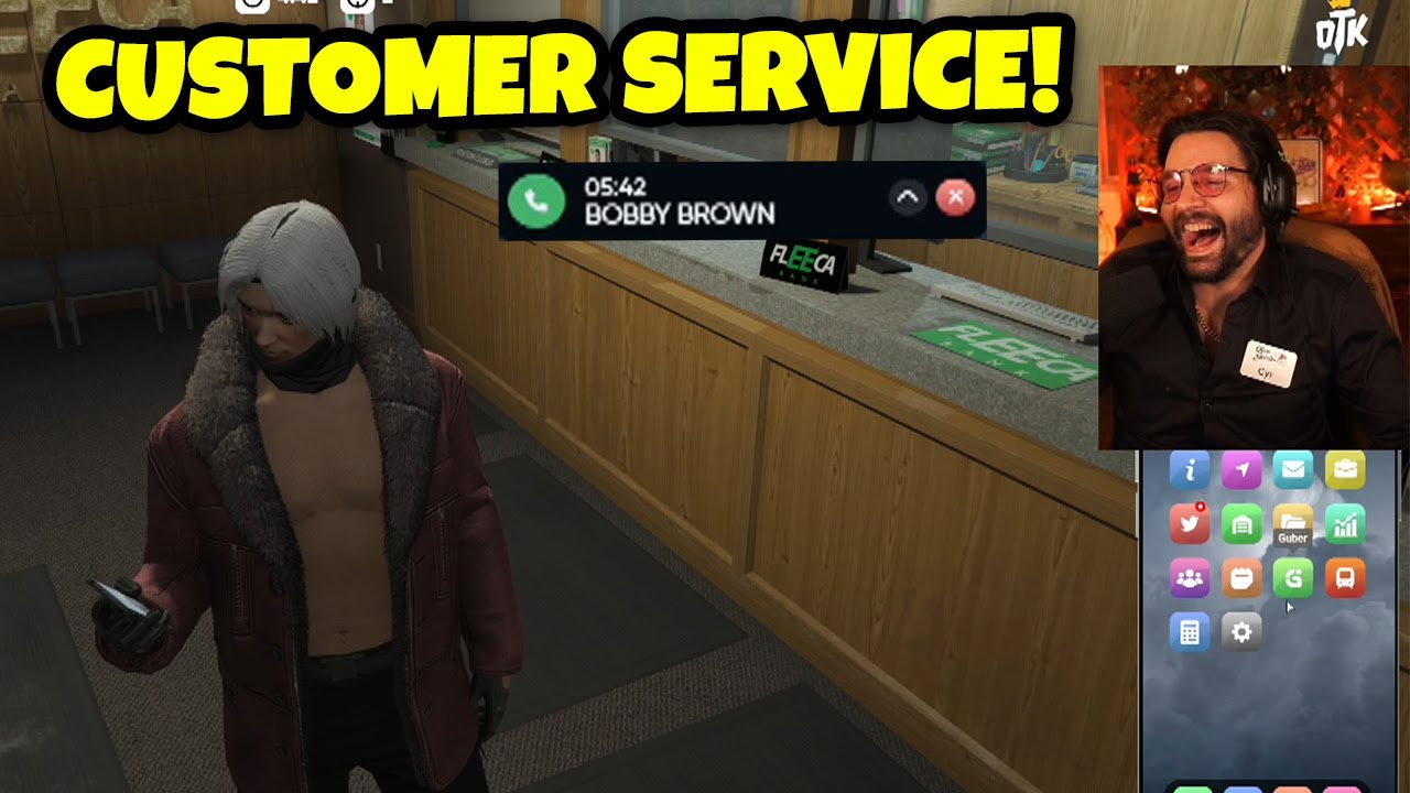 Uchi TROLLS Bobby Brown For 15 Minutes Straight With Customer Service Call! | GTA 5 NoPixel 4.0