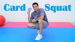 Killer Leg Home Workout 5min CARD SQUAT