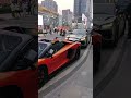Lamborghini Aventador Roadster Meets Urus on City Streets 😱🔥#carshorts #Lamborghini  #Urus #Supercar