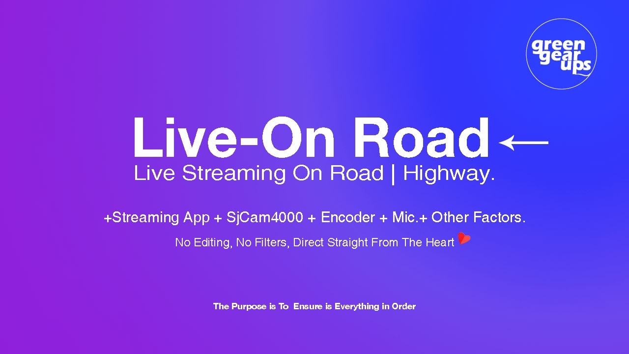 Offline Recording is Easy, But Live Streaming on Highway is Tough!