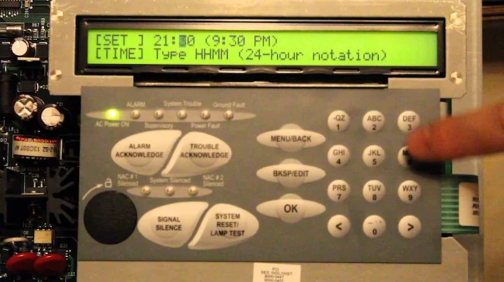 FCI-7100 Setting Date & Time