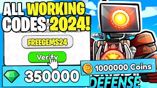 *NEW* ALL WORKING CODES FOR SKIBIDI TOWER DEFENSE IN 2024! ROBLOX SKIBIDI TOWER DEFENSE CODES screenshot 4