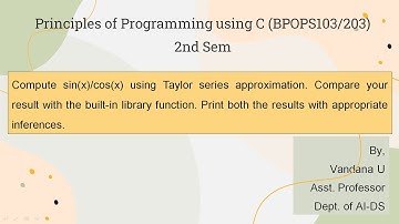 Taylor Series Approximation for sin(x)/cos(x)