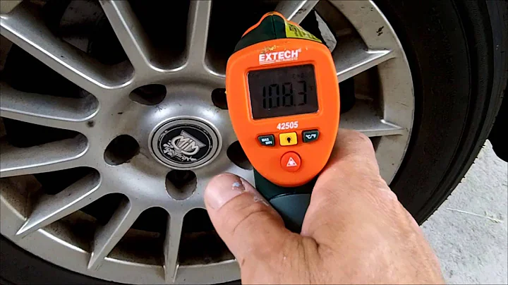 Using a IR thermometer to diagnose a sticky caliper