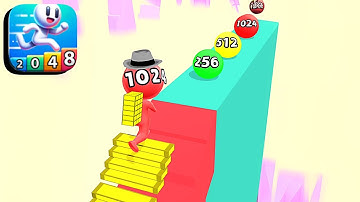 Stair Runner 2048 - All Levels Gameplay Android,ios (Part 8)