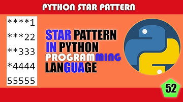 #52 ||  "*" STAR PATTERN|| in | PYTHON | Programming Language