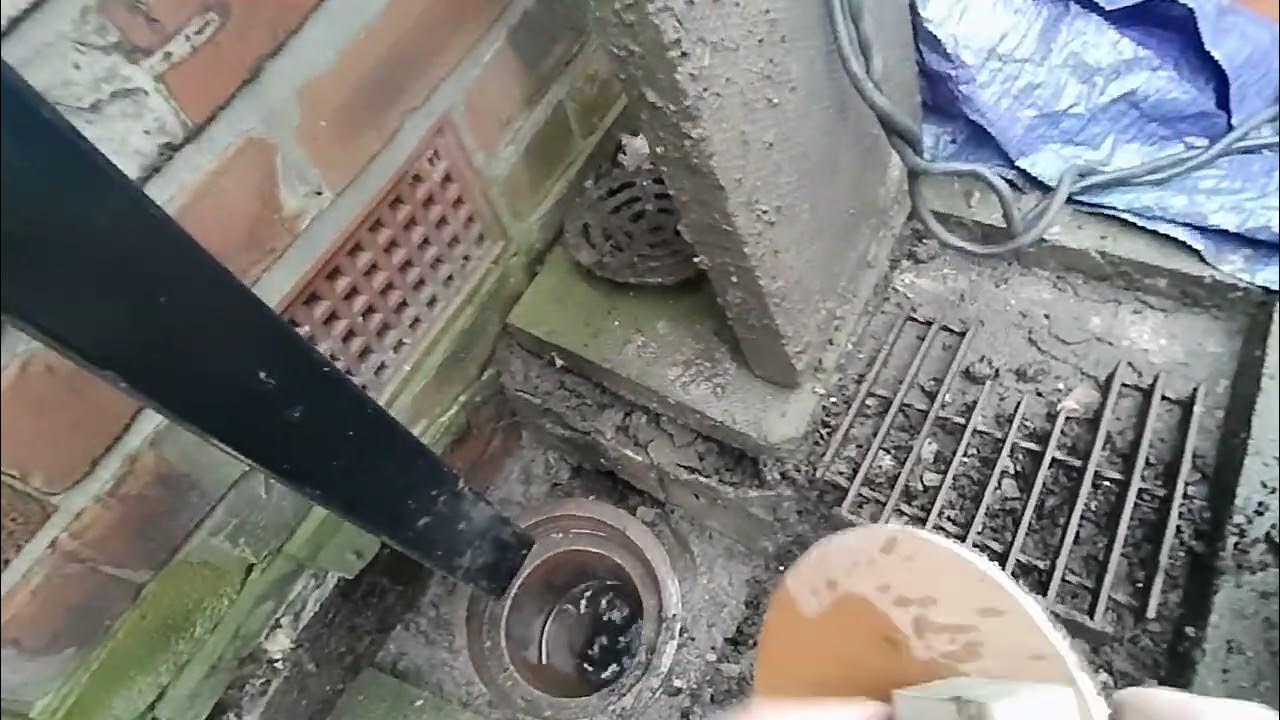 20231219 104301 Repairing Clay drain top using a new plastic four inch