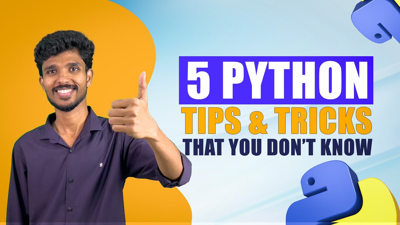 Python Tip And Tricks (2025) | Python Tips And Tricks in Tamil - YouTube