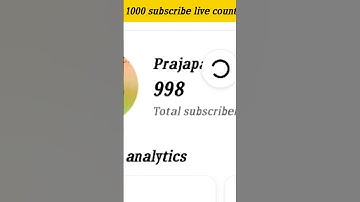 1000 subscribe live count 💕 #shorts #facts