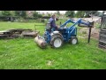 Ford 1200 4wd compact tractor with lewis loader 1