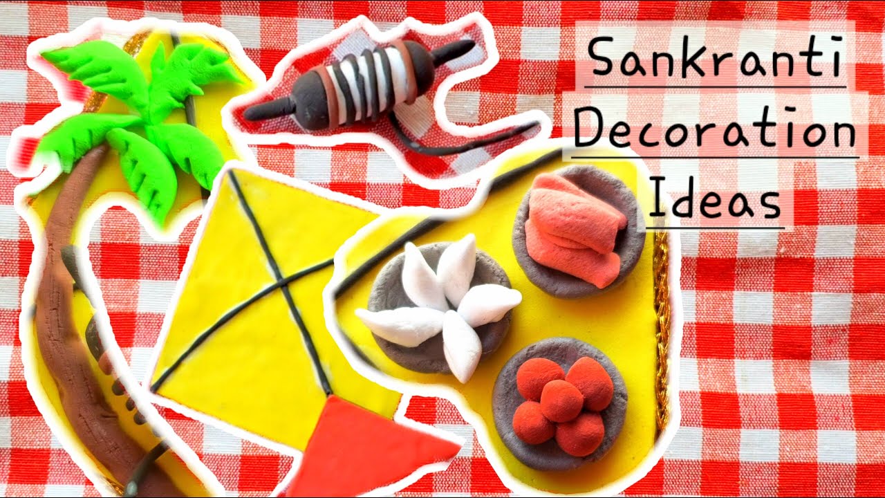 Sankranti Decoration Ideas | DIY Makar Sankranti Kites | Sankranti Home Decor Ideas | DIY Clay Kite