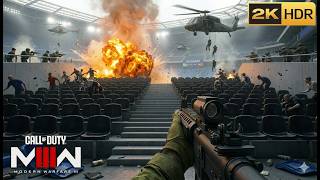 Capturing Makarov at Verdansk Stadium | MW3 Campaign Gameplay Part 5 (HDR )