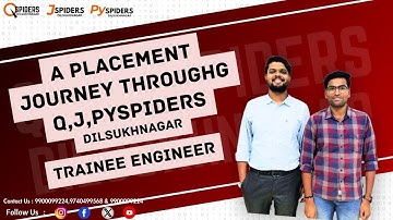 A Placement journey through Q,J,Pyspiders dilsukhnagar | Package 3.4 LPA | Role Trainee Engineer |