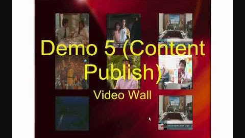 Video-Centric Content Management Server (Demo5)
