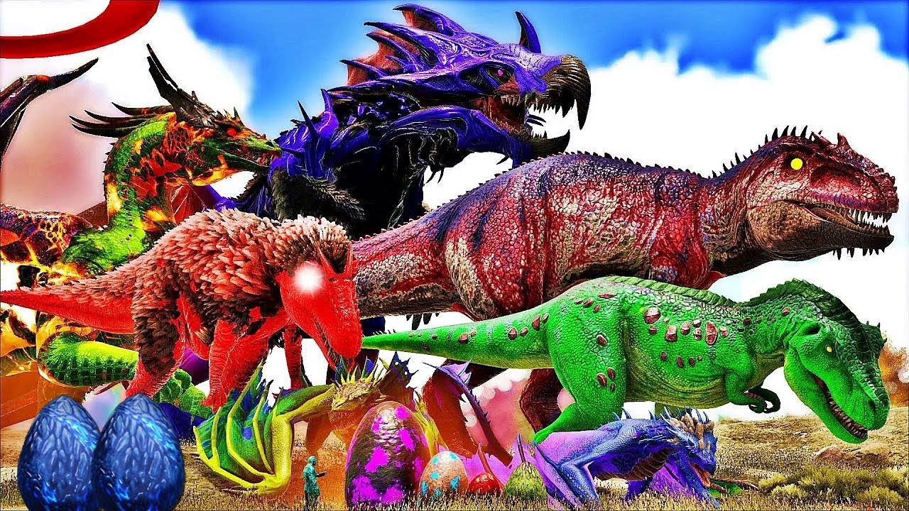 Prendi Meu Rival e Domei os Dinossauros e Dragões + PODEROSOS! - SUPER MODS - ARK SOBREVIVI 100 DIAS