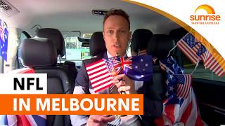 Matt Shirvington makes his way to the MCG | Sunrise