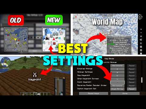 ⚠️ WARNING : Don't Use Xaero's Minimap & World Map Without Knowing These BEST SETTINGS First