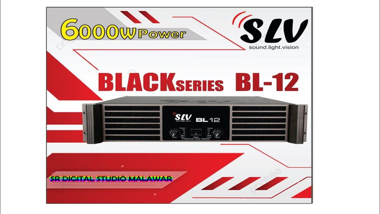 पावरफुल एम्प्लीफायर BL12,   6000watt बेस और टाप एम्प्लीफायर