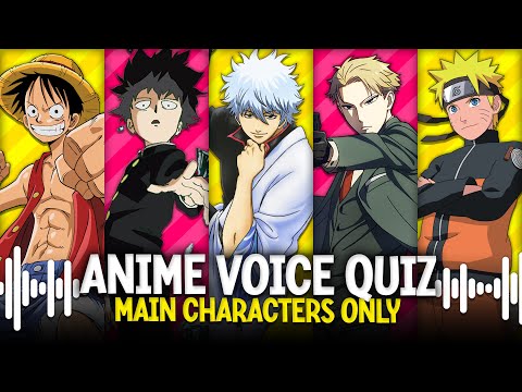 ANIME VOICE QUIZ