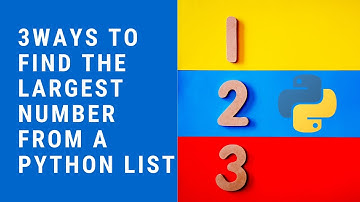 Largest number in List using Python - Malayalam