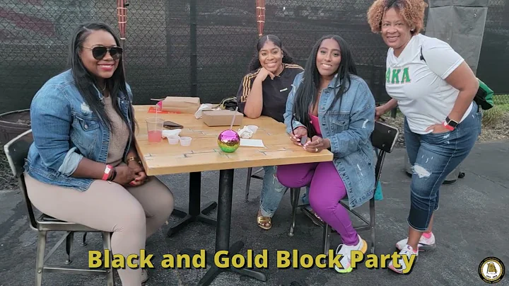 Black and Gold Block Party