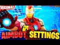 New *BEST* Controller Fortnite Settings/Sensitivity LINEAR *AIMBOT* - Season 4 Settings - Xbox/PS4🎮🌟