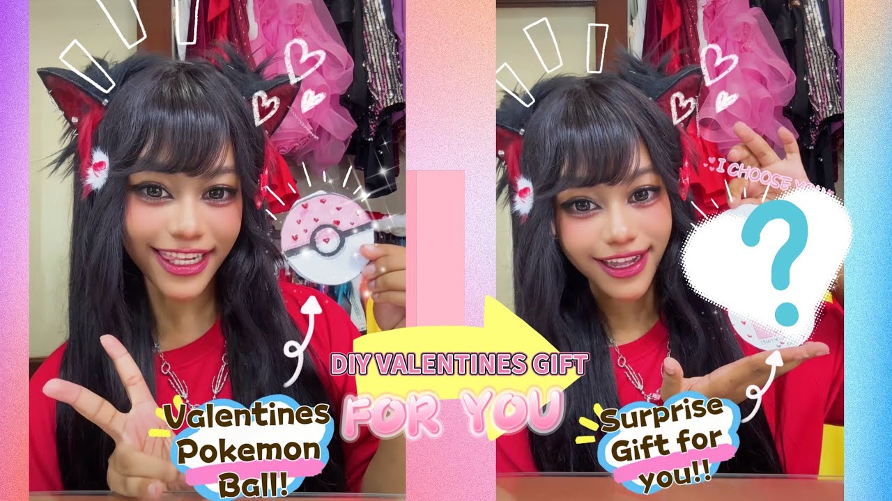 MAKING A DIY VALENTINE'S DAY GIFT FOR YOU😤!! BECAUSE I LOVE YOU HOOMAN!!!😭💖