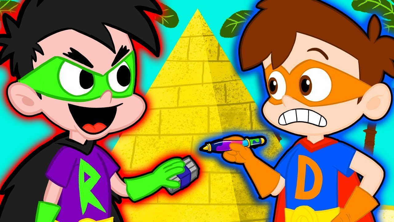 🐫 Drew Times Travels Back to Ancient Egypt🐫 A Drew Pendous Superhero Story | Cool School Stories