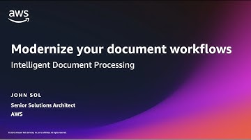AWS Intelligent Document Processing | Amazon Web Services