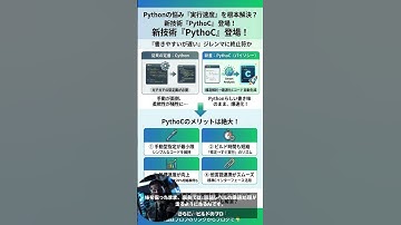 「PythoC」がCythonに挑む！Python高速化の新常識